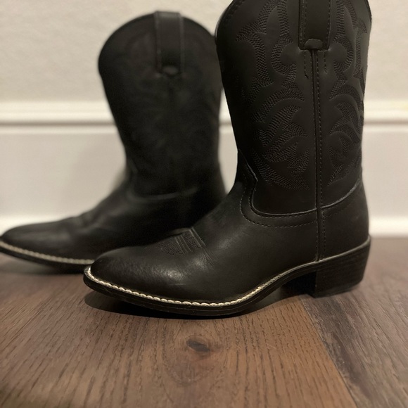 Justin Leather Boots - Boys size 13.5 - Picture 3 of 5